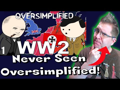 History Noob Watches OverSimplified - WW2 (Part 1)! | FIRST TIME Seeing OverSimplified (Reaction)...