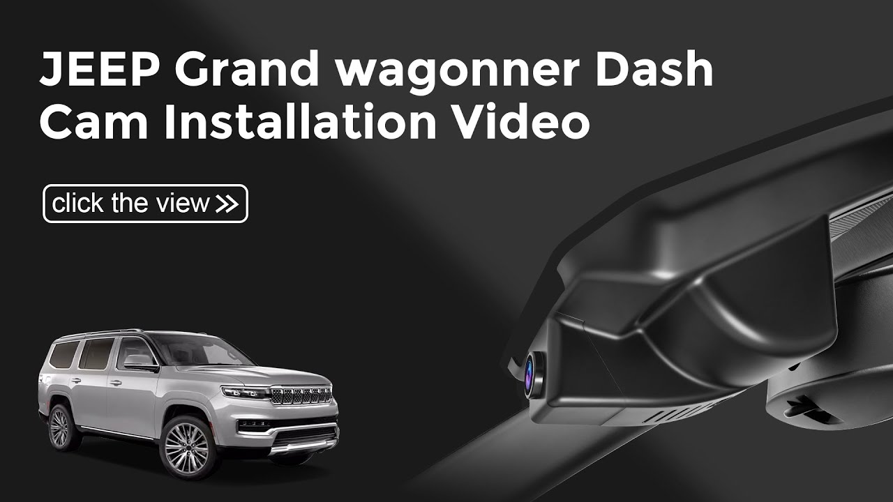  JEEP Grand Wagonner Dash Cam Installation