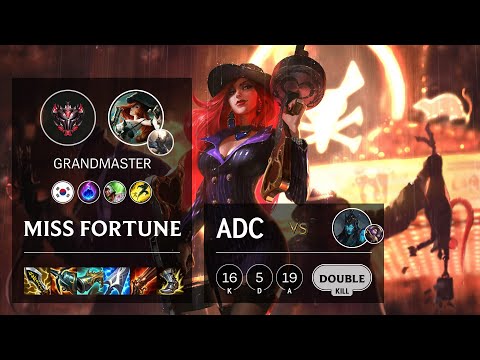 Miss Fortune ADC vs Kalista - KR Grandmaster Patch 10.25
