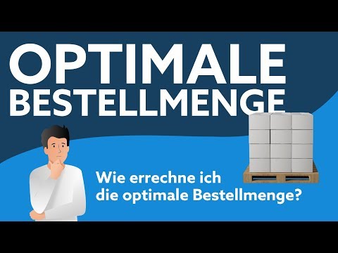 Optimale Bestellmenge | Nie wieder misskalkulieren