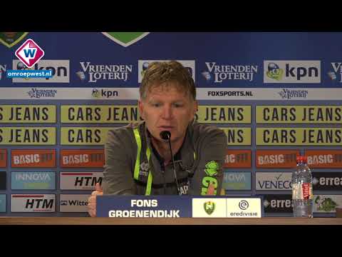 ADO-trainer Fons Groenendijk over politieke carrière Tom Beugelsdijk
