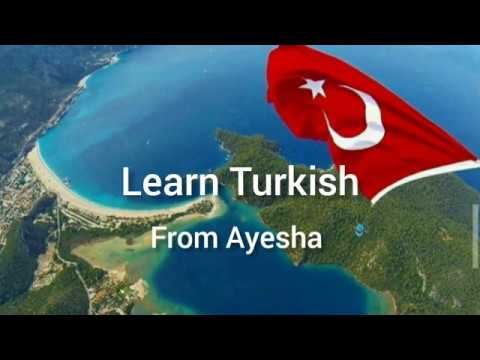 Learn Turkish (lesson 11)
