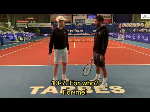 10-point match at Les Petits As 2023 vs Eric Dylan Müller, second best U14 player in Germany