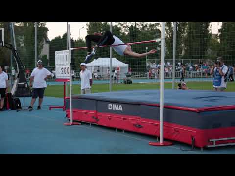 Erdélyi Zoltán, 125. Atlétikai Magyar Bajnokság 2020.08.09. - 200 cm 1.kísérlet