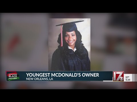 Honoring Black History: Meet the youngest McDonald's owner