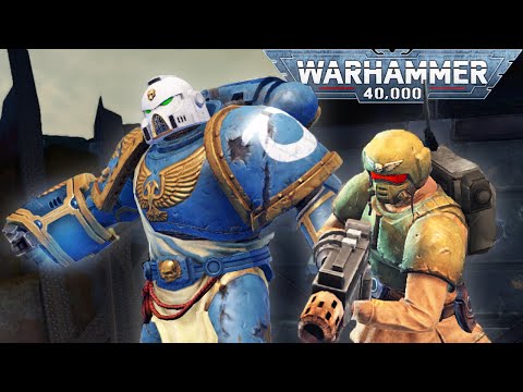 ARENA WITH AI-ALLIES: Ultramarines & Imperial Guard vs Orks - WH40K: Space Marine, Augmented Mod