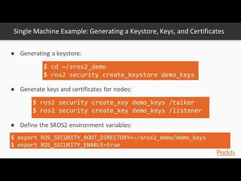 ROS 2 New Features Security | packtpub com
