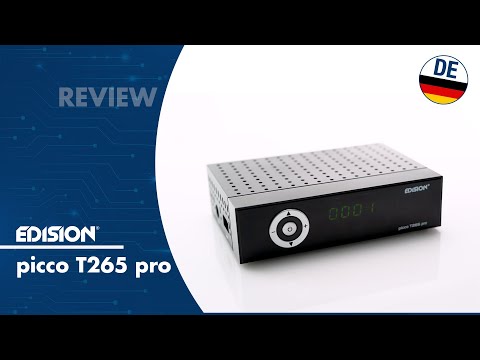 EDISION PICCO T265 pro Digitaler Terrestrischer & Kabel Receiver DVB-T2/C H.265/HEVC (DE)
