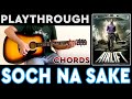 Soch Na Sake | Airlift | Guitar Chords | Tutorial | Pickachord | Playthrough