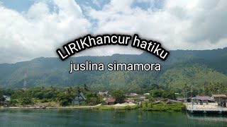 Download lagu hancur hatiku cover by agape tv juslina simamora lirik mp3