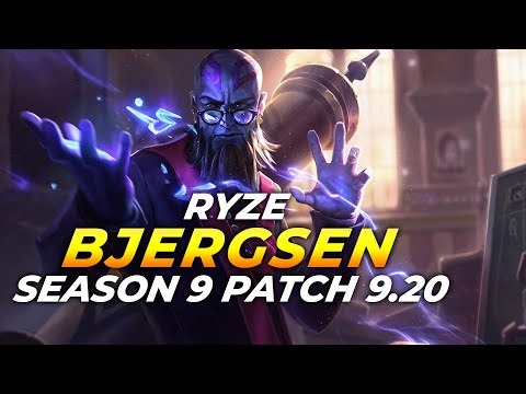 Bjergsen Ryze vs Kayle Mid - Season 9 Patch 9.20 - LOL Replays