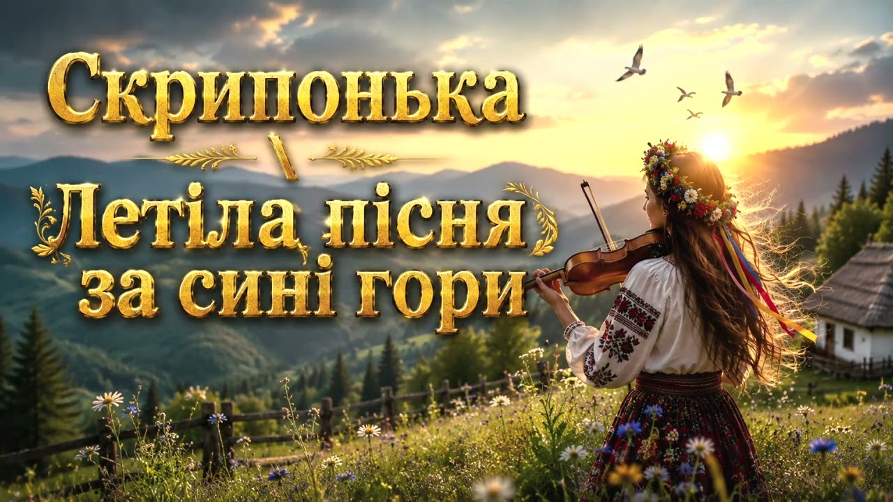Скрипонько — Летіла пісня за сині гори — українська народна пісня, сучасне виконання 2026