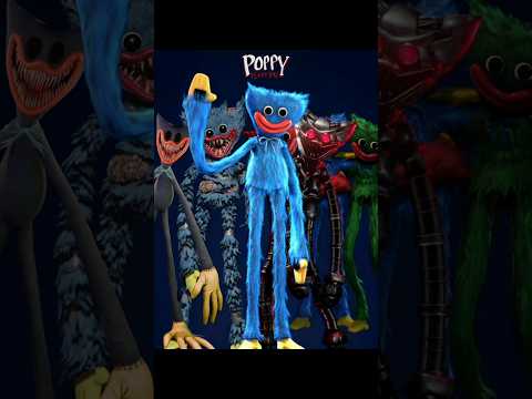Poppy Playtime Huggy Wuggy Chapters 1 to 5 Compilation #shorts #poppyplaytime