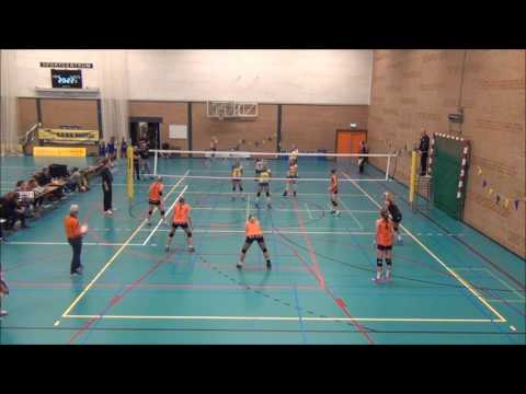 topdivisie volleybal Donitas D1 tegen Orion 15 oktober 2016 in Groningen