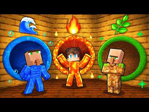 Rage i Kovalski: Elementalni TunelI Izazov U Minecraftu...