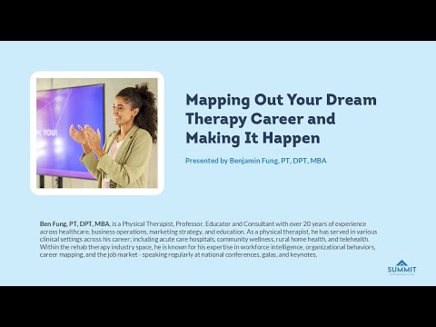Mapping Out Your Dream Therapy Career and Making It Happen (Video)