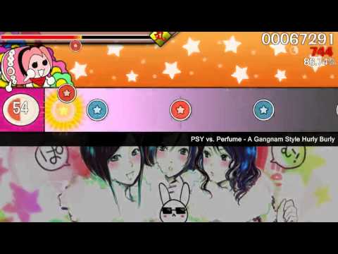 Osu! PSY vs Perfume Gangnam Style Hurly Burly