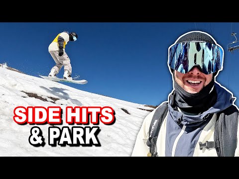Side Hits & Park Snowboarding in Valle Nevado, Chile
