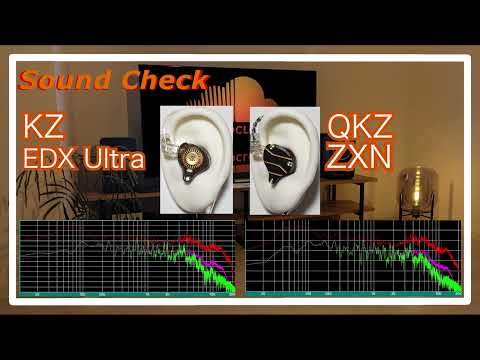 KZ EDX Ultra vs QKZ ZXN [IEMs Chinese In-Ear headphones Sound Comparison 中華イヤホン音比較]