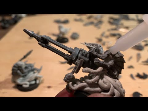 Scratch Bashing Squiddies! Thyrrus for WH40k: Zenos Files