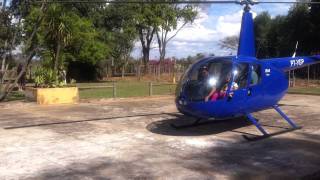 preview picture of video 'Decolagem Robinson R44'