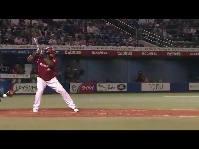 【4回表】超重量級2番!? イーグルス・ペーニャ マルチ安打の活躍!! 2015/6/30 M-E