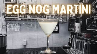 Egg Nog Martini cocktail everyone is making