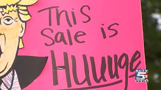 Creative garage sale signs bring in customers to Independence neighborhood