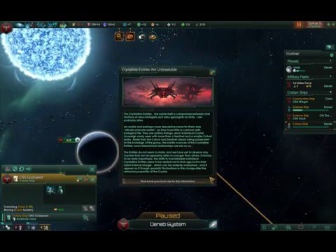 The colonization of the first planet (Stellaris)