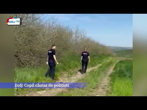 Dolj: Copil căutat de polițiști