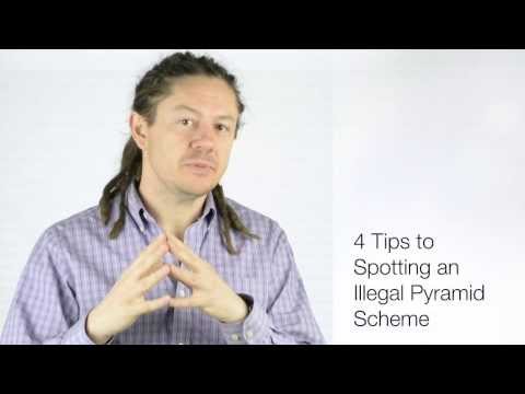 Israel Anderson's 4 Tips to Spotting Illegal Pyramid Schemes