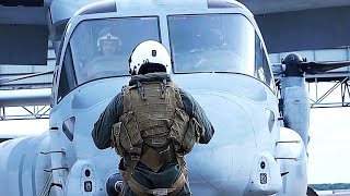 MV-22 Ospreys SOAR OVER Downtown Darwin, Australia!