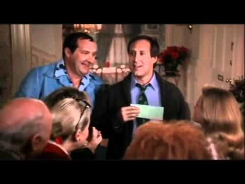 Christmas Vacation Bonus Check Scene