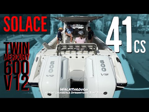Solace 41' Powered by Twin Mercury V12