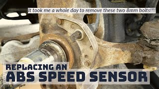 How to Replace a Front Right ABS Wheel Speed Sensor - 2002 Ford 7.3 Powerstroke Econoline E350