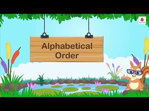 Alphabetical Order | English Grammar & Composition Grade 3 | Periwinkle