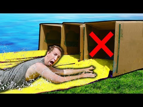DO NOT Water Slide through the Wrong Mystery Box!!