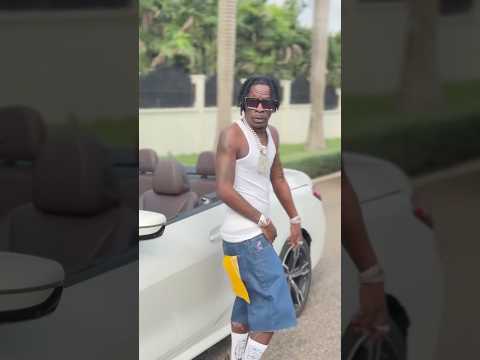 Shatta Wale line up his luxury cars in front of his mansion 🚀#viralshorts #viralreels #shattawale