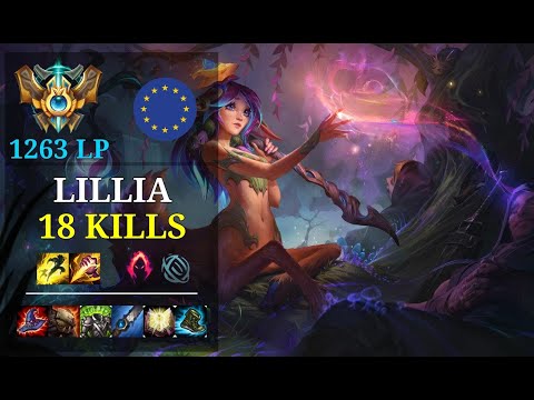 Lillia Jungle vs Karthus - 18 kills - It A Secret - EUW Challenger (1263 LP)
