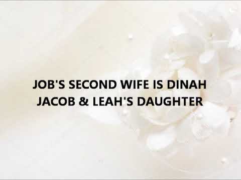 DINAH - IS THE SECOND WIFE OF JOB DAUGHTER OF JACOB AND LEAH