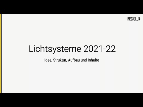 Das ist neu:  Der Lichtsysteme Gesamtkatalog 21/22 von Regiolux