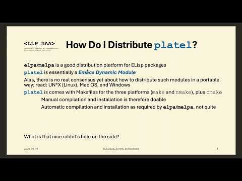 Lightning Talk: Emacs Lisp Rabbit Holes