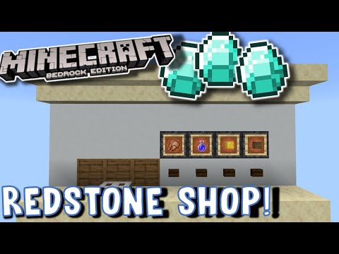 The REDSTONE SHOP! [Minecraft Bedrock] 1.19 +Tutorial