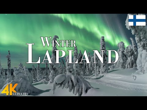 Winter Lapland 4K Ultra HD • Stunning Footage Lapland, Scenic Relaxation Film with Christmas Music.