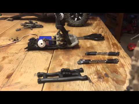 Traxxas slash 2wd jato arm conversion (part 1/3)