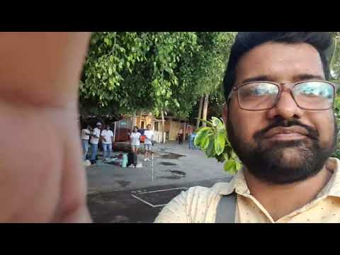 Singing and dance peformance live at Anchol Beach Indonesia