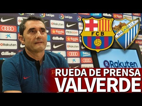 Barcelona - Málaga | Rueda de prensa previa de Valverde | Diario AS