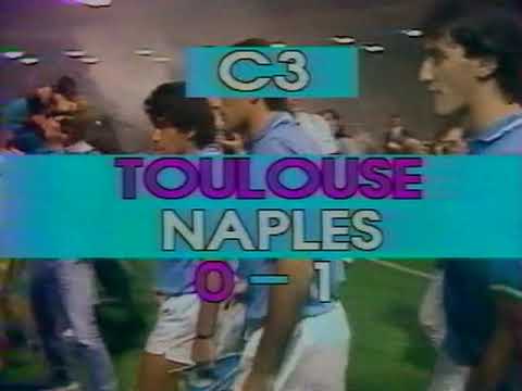 Toulouse FC vs  SSC Napoli 1986 - 1987