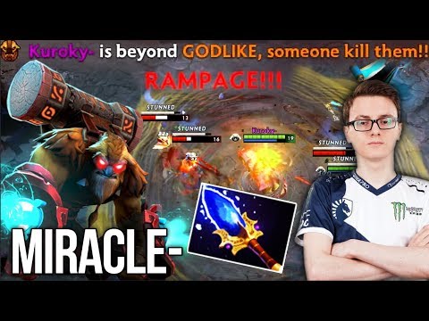 Miracle- Earthshaker ft. gh - WTF! 39-4-30 Rampage - Dota 2