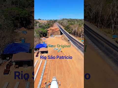 já iniciou a construção da ponte sobre o Rio São Patrício entre São Luís do Norte Go e Nova Glória